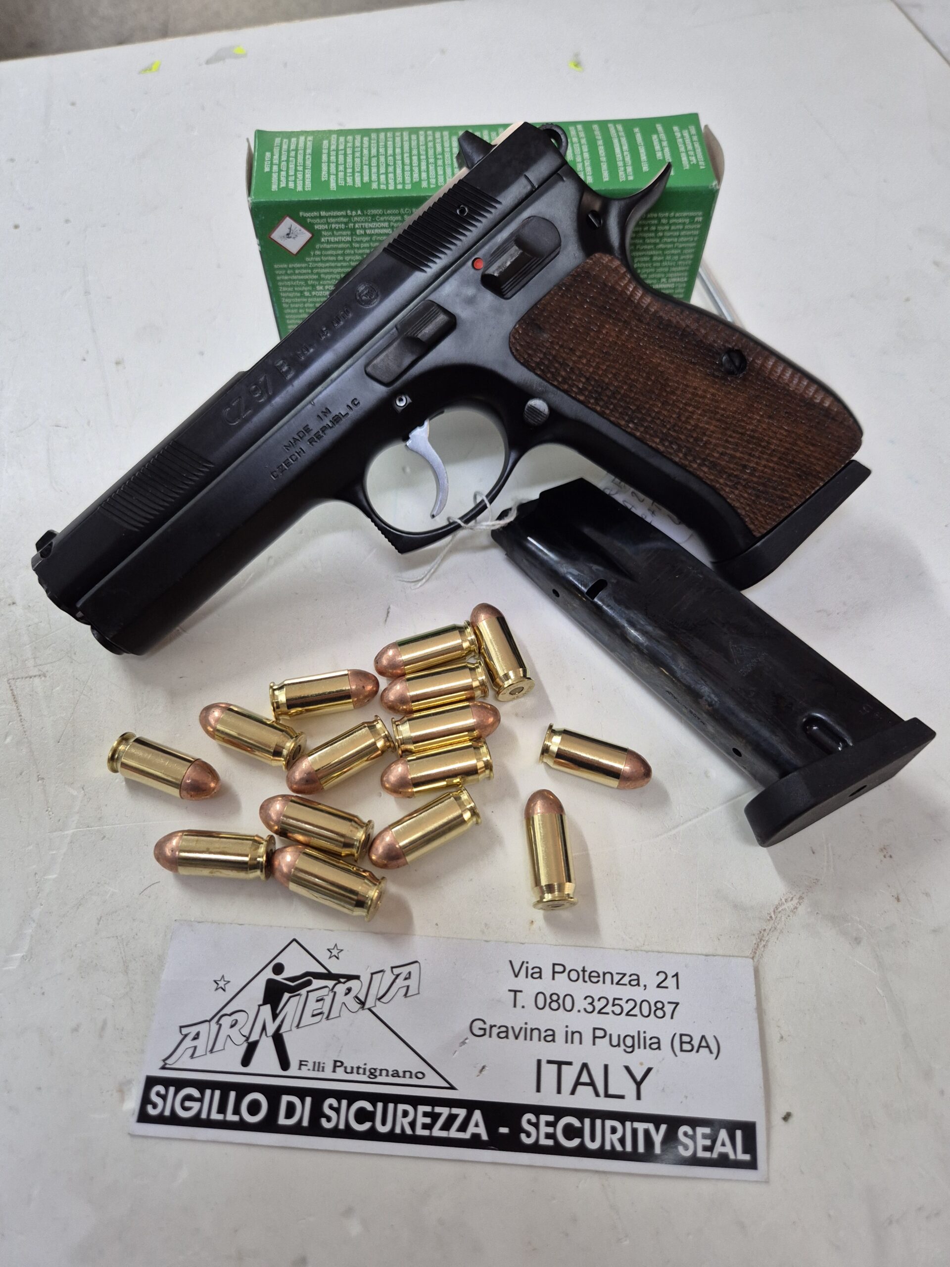 CZ 97 B SEMIAUTO CAL 45 ACP